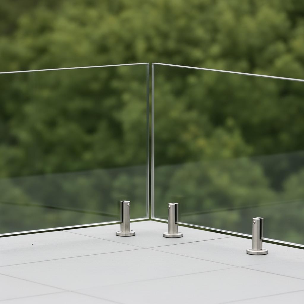 Balustradă balcon cu vedere oraș