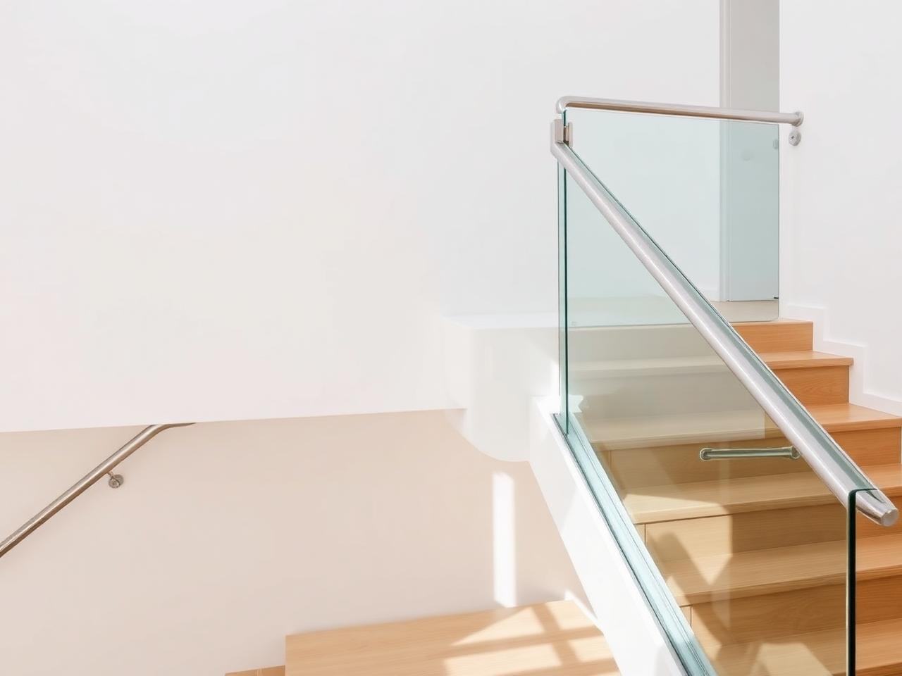 Balustradă din sticlă — proiect 1