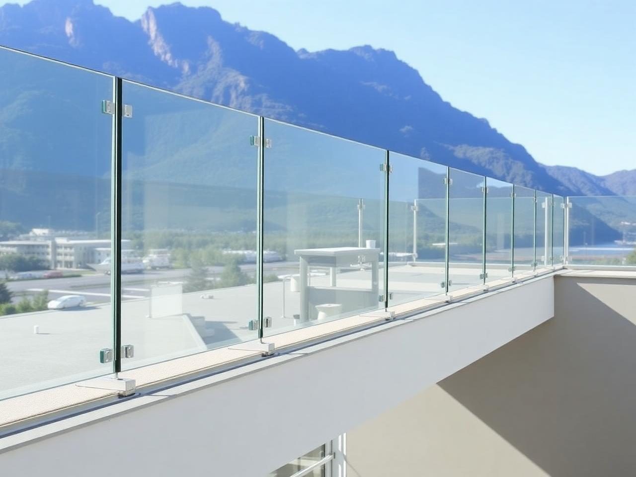 Balustradă din sticlă — proiect 2