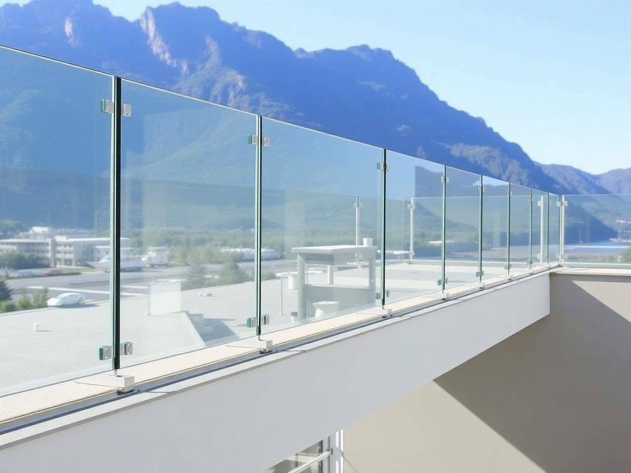 Balustradă din sticlă — proiect 2