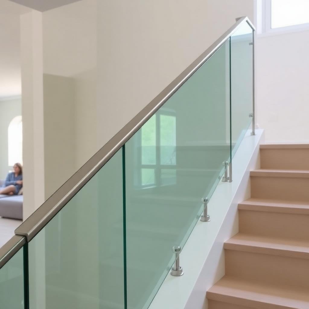 Balustradă din sticlă — proiect 4