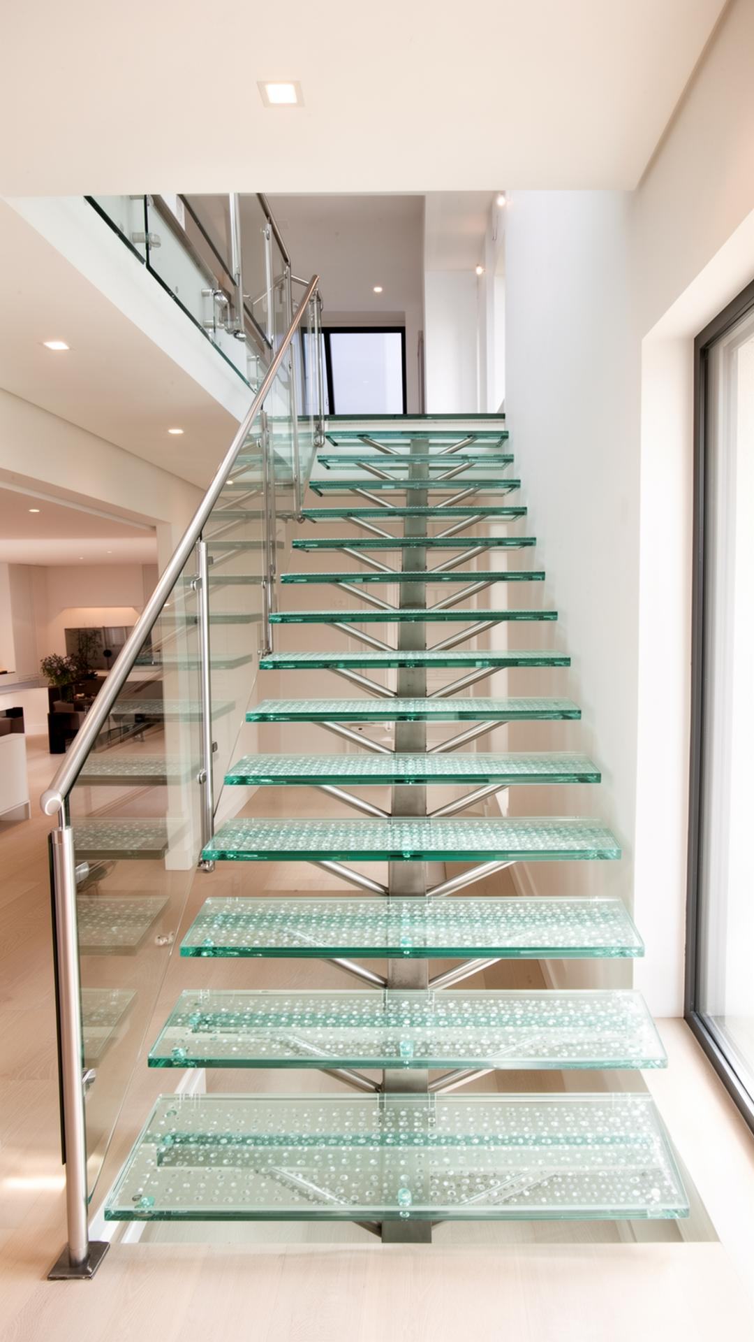 Trepte din sticlă